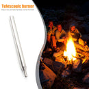 Stainless Steel Fire Blow Tube Outdoor Cooking Fire Blowpipe Fire Starter Pipe