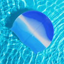 #A Silicone Swimming Caps for Adults Women Men Summer Pool Bathing Hair Ear Hat