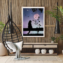 Diamond Painting 5D Moon Cat DIY Full Round Drill Mosaic Decoration Handwork Kit