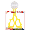 Snowball Maker Tool DIY Artificial Snow Ball Tongs with Handle (Yellow) Newly