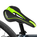 YAFEE MTB Bike Seat Saddle Soft Bicycle Breathable Hollow Cushion (Green) Newly