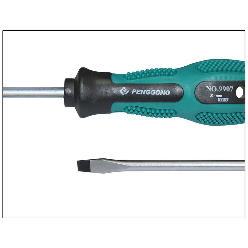 Insulated PP Handle Screwdrivers Electrician's Screw Driver (75mm/Straight)