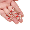 Decor Christmas Charms Enamel Pendants Xmas Tree Hanging Assorted Shapes