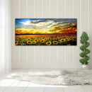 Sunset Sunflower Field Oil Paint By Numbers DIY Handpainted Home Decoration Gift