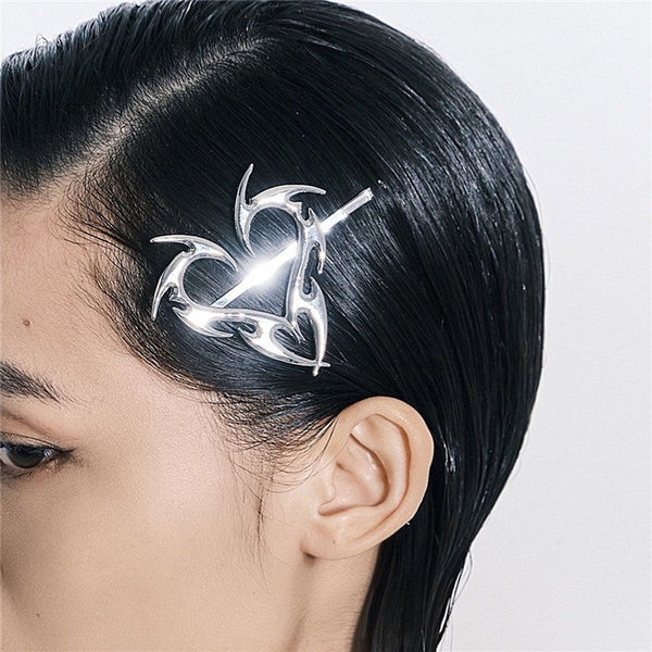 Women Head Jewelry Hair Ornament Hair Clip Love Heart Barrettes Hairpins