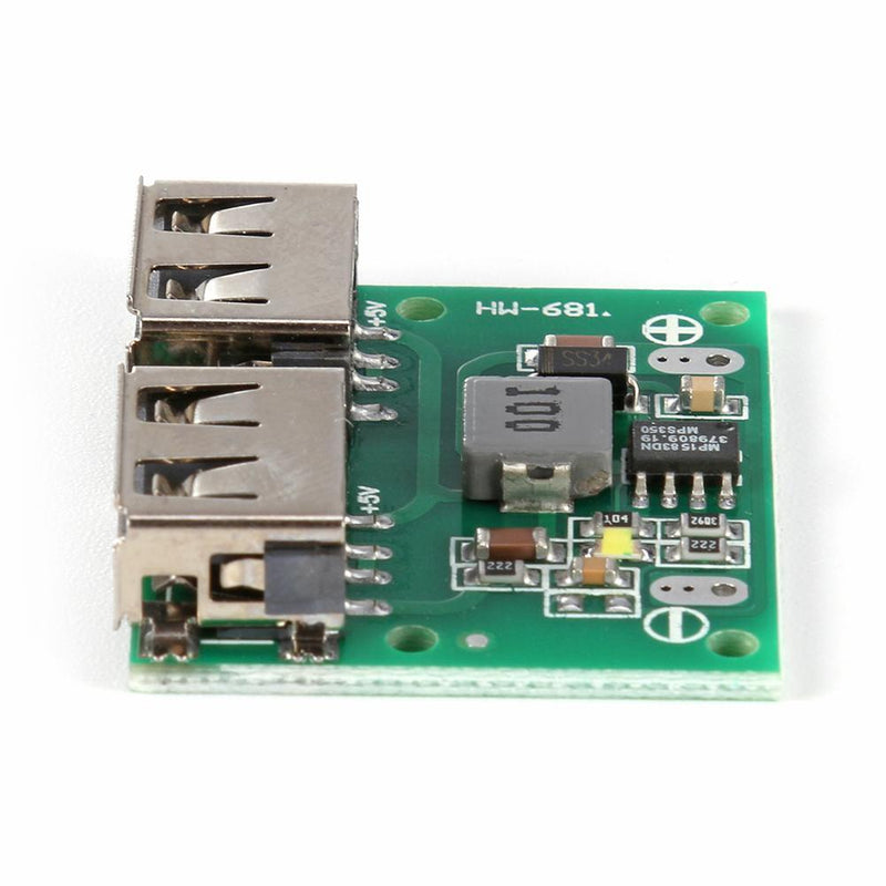 Dual USB Output 9V 12V 24V to 5V 3A DC-DC Step Down Charger Power Module