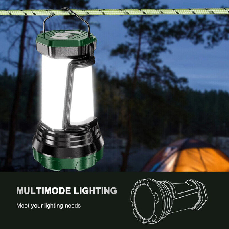 Powerful LED Flashlights 6 Lighting Modes Torch Hand Lamp Outdoor Camping Lig
