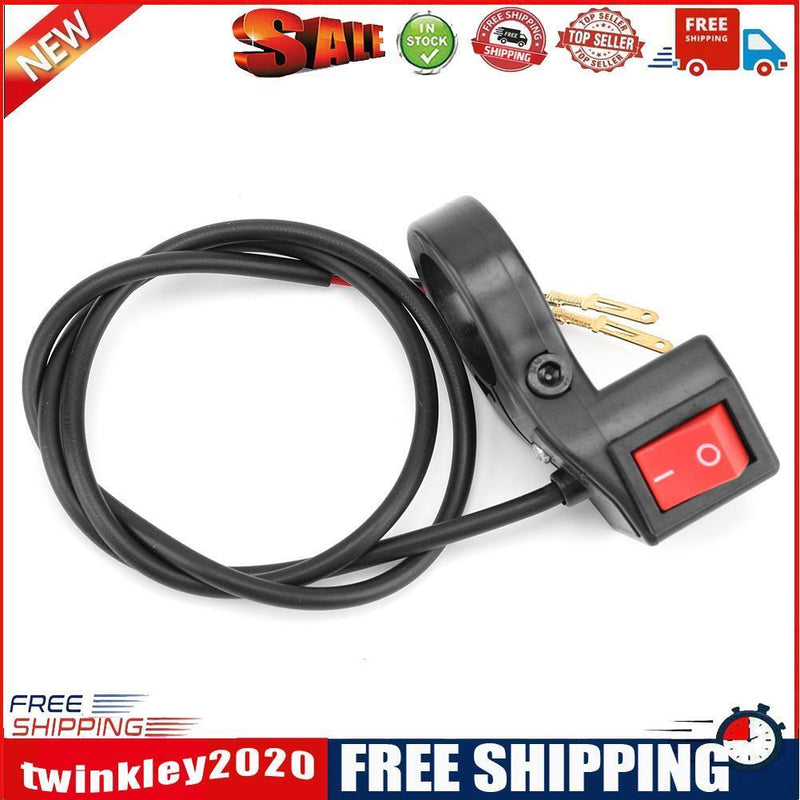 Motorcycle Handlebar Headlight Switch Electric Bike ATV ON OFF Light Switch