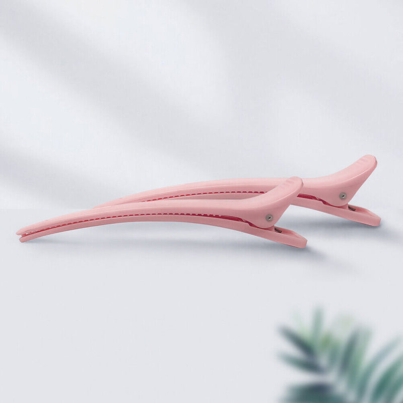 2pcs Hairdressing Alligator Crocodile Clips Hair Styling Duck Mouth Hairpin