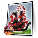 5D DIY Diamond Painting Love Cat Full Round Drill Art Picture Rhinestone Decor