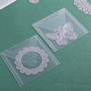 10x Cutting Dies Stamps Organizer Holder Scrapbook Storage Bags (12x12cm) Newly