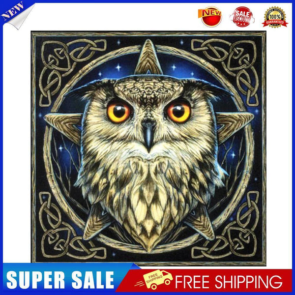 5D Diamond Painting Kit DIY Star Owl Full Round Drill Mosaic Picture Decor