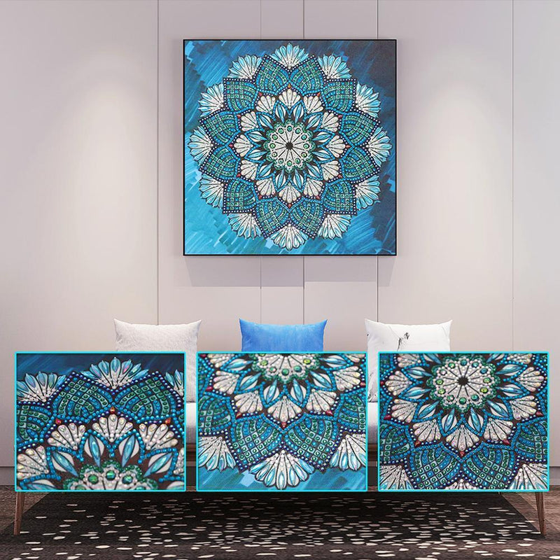 5D DIY Special Shaped Diamond Painting Mandala Cross Stitch Kits (KY006) Newly