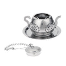 Stainless Steel Teapot Tea Leaf Infuser Tray Spice Strainer Herbal Filter Newly