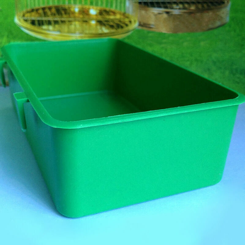 Cup Bird Parrot Pet Cage Aviary Water Food Feeding Bathing Supplies Y6R3