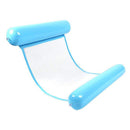 Water Hammock Inflatable Floating Swimming Pool Lounge Chair (Light Blue) Newly