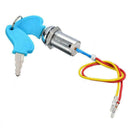 Motorcycle Moped Dolphin Ignition Key Switch Lock Electric N7D0 Lock Door C3X6
