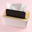 Table Decoration Wooden Tissue Box Storage Case Napkin Paper Boxes Cover Holder
