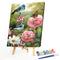 #A Bird on Branch Oil Paint By Numbers Kit DIY Frameless Drawing Picture for A