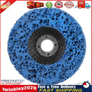 4 inch Poly Strip Disc Abrasive Wheel Paint Rust Remover Grinder (Blue) Newly