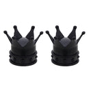 2pcs Crown Shape Car Bike Tire Air Valve Stem Cap Wheel Tyre Stem Dust Covers
