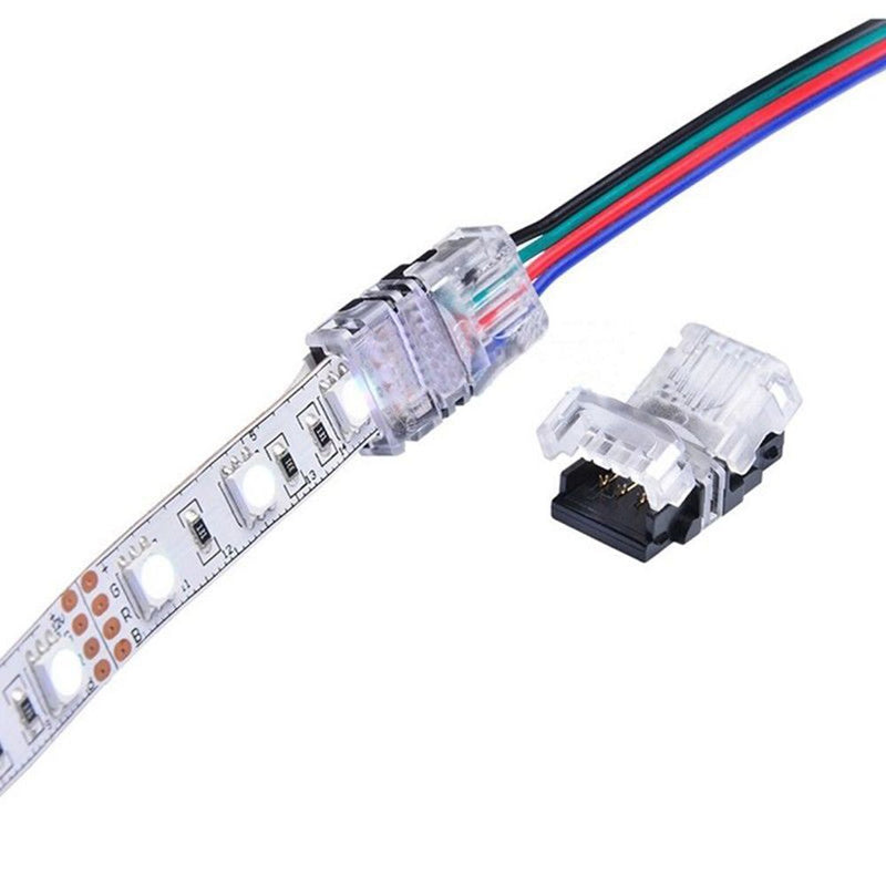 Wire to LED Strip Connector PCB Adapter Quick Connection 2Pin 3Pin 4Pin 5Pin
