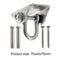 304 Stainless Steel Load-bearing Slide Hook Rotary Hammock Ceiling Hanging Ho