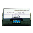 DC12V 20A Timing Delay Relay Module Cycle Timer Digital LED Dual Display 0-999m