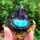 Orgonite Crystal Orgone Pyramid Reiki Energy Healing Chakra Yoga Meditation Gift