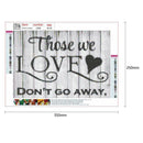 5D DIY Full Drill Diamond Painting Letter Cross Stitch Mosaic Kits (Z1043)