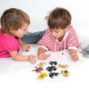 8pcs Plastic Simulation Mini Crab Models Kids Emulation Animal Toys Gifts