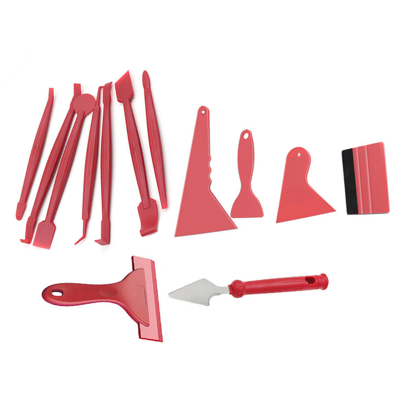13 in 1 Car Vinyl Wrap Tool Kit Squeegee Auto Film Wrapping Window Tinting