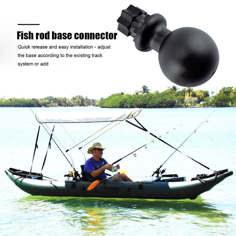Nylon Kayak Canoe Ram Track Mounting Base for Ram Fishing Rod Rack Pole Holder