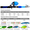 #A 1.5m/1.8m Telescopic Kids Fishing Rod Combo Set Fishing Tackle with Lures Hoo