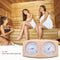 Wooden Sauna Room Humidity Meter Gauge Bathroom Temperature Hygrometer