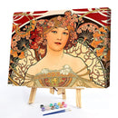 DIY Goddess Frameless Oil Paint by Numbers Kit Picture Handpainted Home Dec