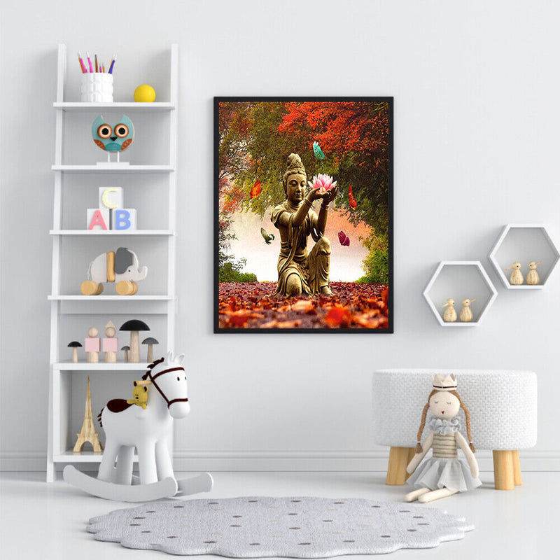Religion Buddha Oil Paint By Numbers Wall Art Posters Picture Craft Home Gift