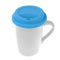 Silicone Cup Lid Reusable Anti-dust Leakproof Insulation Cover (Light Blue)