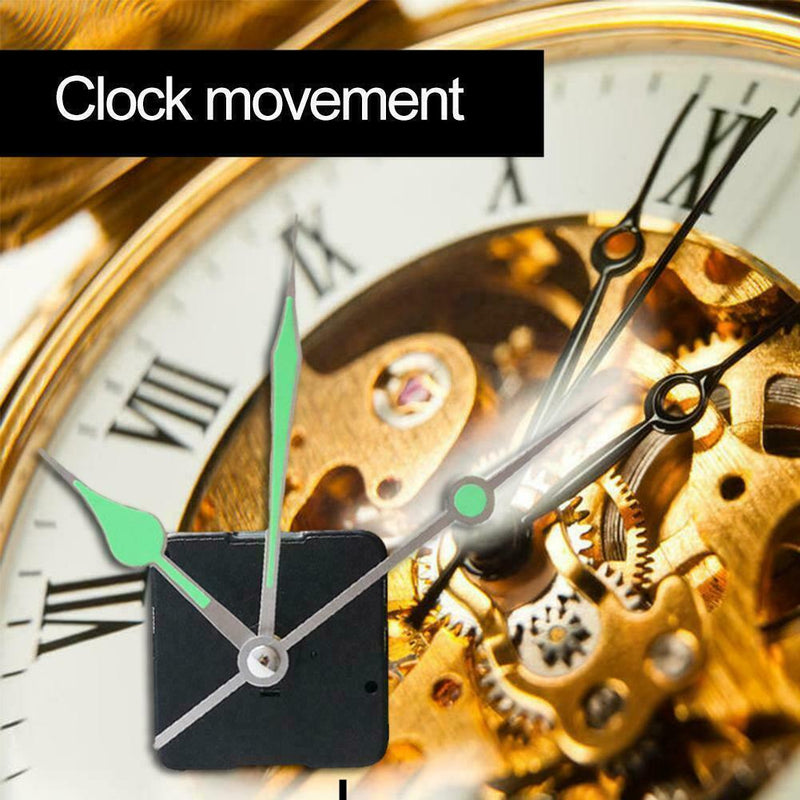 Battery Powered Quartz Clock Movement DIY Mechanism 6 Decor Hand Parts Kit E6B4