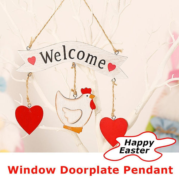 Easter Decoration Easter Gift Hanging Ornaments Window Doorplate Pendant
