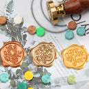 100pcs Retro Sealing Wax Grain Octagon Fire Painting Pill Stamping Envelope