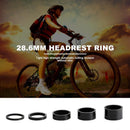 5pcs/set 28.6mm Carbon Fiber Washers MTB Bike Bicycle Headset Stem Spacers Newly