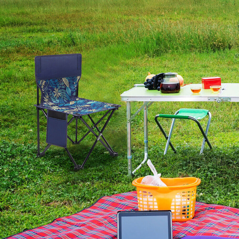 Outdoor Portable Fishing Chair Leisure Folding Stool Aluminum Alloy Camp Ch