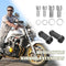 Universal Aluminum Motorcycle Mirror Risers Extenders Extension Adapters Newly