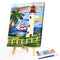 Cartoon Lighthouse Oil Paint By Numbers DIY Handpainted on Canvas Wall Art