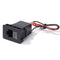 Dash Switch Panel RJ45 Microphone Socket UHF Radio Pass Through Connector Newly