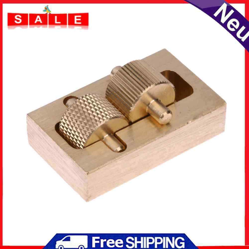 1 Set Carving Tools Pure Copper Leather Craft Leather Edge Dye Oil Sewing DIY Ha