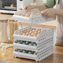 20 Grids Egg Storage Box Plastic Refrigerator Space Saver Holder Container Newly