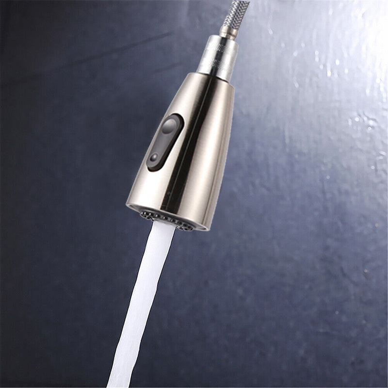 360 Degree Faucet Head 2 Mode Sink Basin Filter Pull-Out Nozzle Sprayer (A)