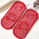 2pcs Unisex Winter Self-Heating Health Socks Pain Relief Stockings (Red) Newly